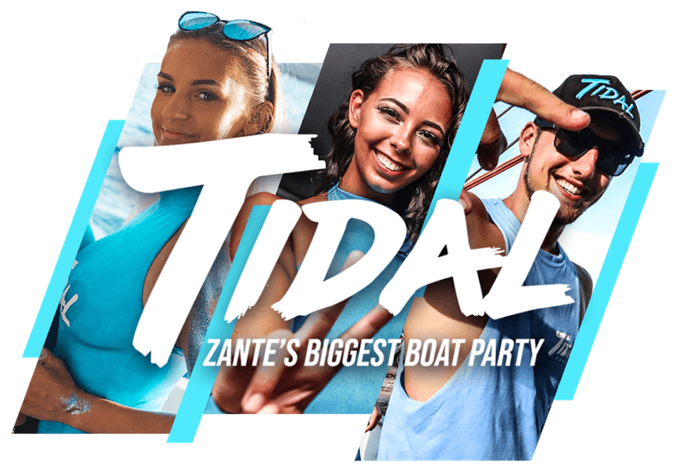 Tidal Boat Party Zante logo
